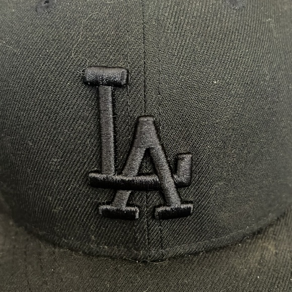 Los Angeles LA Dodgers Ball Cap Adjustable Baseball Cap Hat Preowned Snap Back - Picture 2 of 9